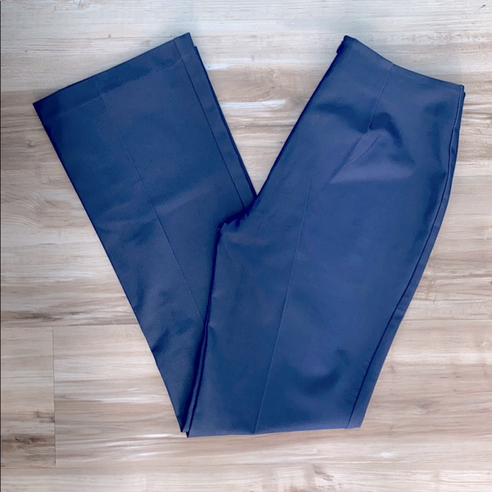 ❤️ Bebe Blue Sheen Dress Pants Size 4 NWOT